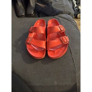 Birkenstock, Men's Arizona Eva, 1017997, Red Size 43 Eu 9.5 10 Us